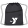 Drawstring Backpack with Front Zipper