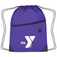 Drawstring Backpack with Front Zipper