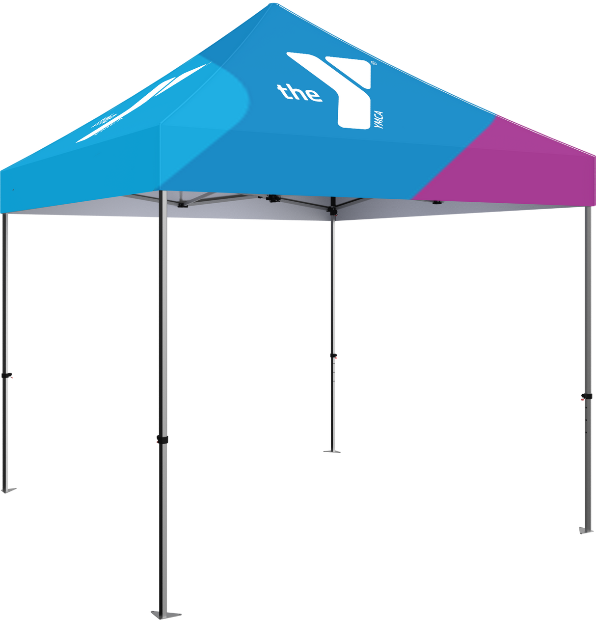 10' Outdoor Popup Tent with Custom Canopy