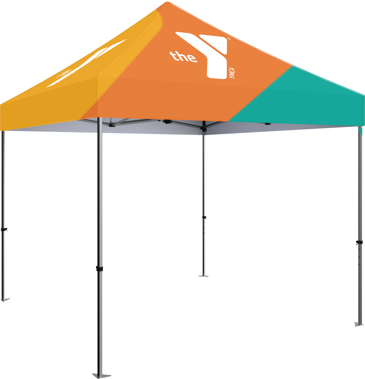 10' Outdoor Popup Tent with Custom Canopy