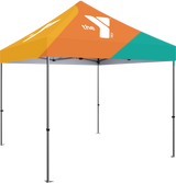 10' Outdoor Popup Tent with Custom Canopy