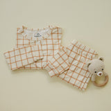 Pumpkin Plaid 2pc Bamboo Pajamas