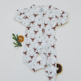 Reindeer Games Ribbed Bamboo Zippy Pajamas