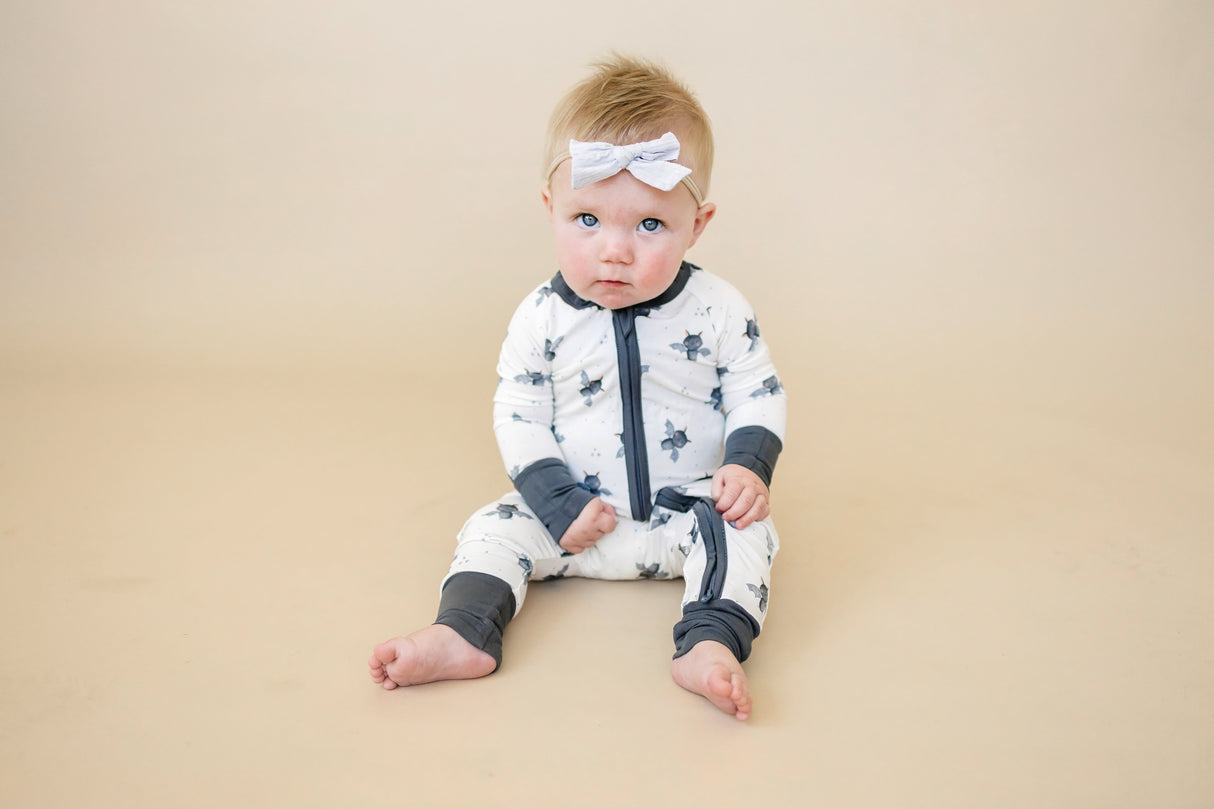 Batty for Bedtime Bamboo Zippy Romper *Newborn only