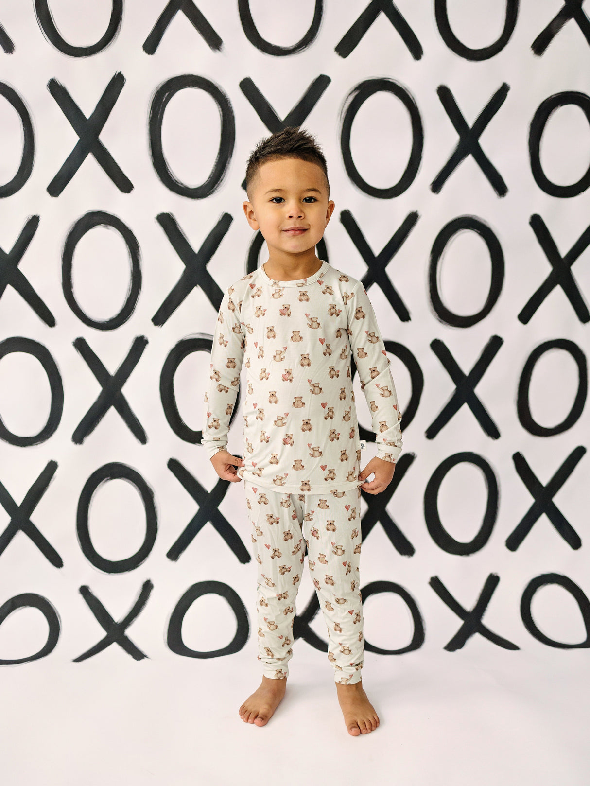 Teddy-Gram 2pc Bamboo Pajamas