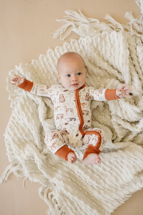 Forest Friends Bamboo Zippy Pajamas *18-24 months left