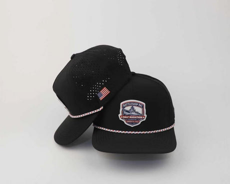 Battleship Half Marathon America 250 Ripstop Rope Hat with PVC Rubber Patch