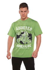 Addicted To Adrenaline Men's Bamboo Viscose/Organic Cotton Short Sleeve Graphic T-Shirt