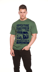Adventure 1981 Men's Bamboo Viscose/Organic Cotton Short Sleeve Graphic T-Shirt