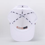American Flag Rope Flat Bill Hat