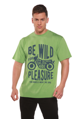 Be Wild Men's Bamboo Viscose/Organic Cotton Short Sleeve Graphic T-Shirt