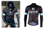Bianchi Bianzone Men's Long Sleeve Cycling Jersey (Black) S, M