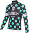 BIANCHI MILANO LEGGENDA1 Black Polka Dot Men's Long Sleeve Jersey (4XL)