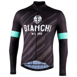 Bianchi Bianzone Men's Long Sleeve Cycling Jersey (Black) S, M
