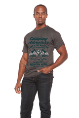 Camping Adventure Men's Bamboo Viscose/Organic Cotton Short Sleeve Graphic T-Shirt