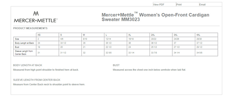 Ladies' Open-Front Cardigan Sweater