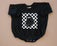 Checkered Ghost Bamboo Sweatshirt Romper