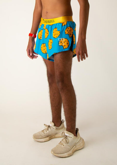 Men's Chocolate Chip Cookies 2" Half Split Shorts (XS, S, M, L, XL)