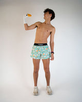 Men's Silly Goose 4" Half Split Shorts (XS, S, M, L, XL)