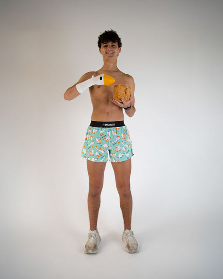 Men's Silly Goose 4" Half Split Shorts (XS, S, M, L, XL)