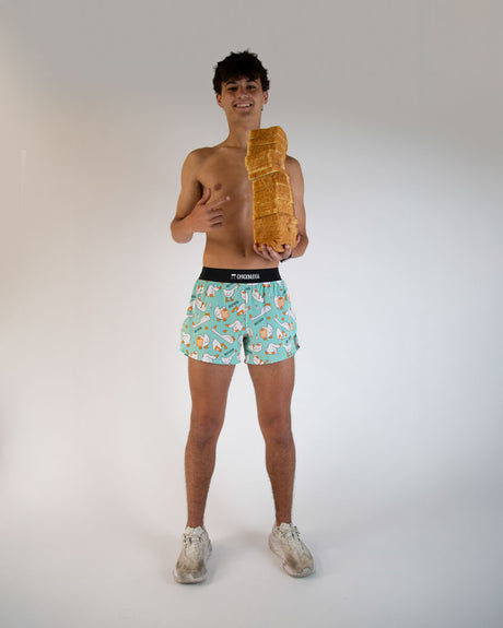 Men's Silly Goose 4" Half Split Shorts (XS, S, M, L, XL)