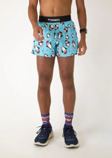 Men's Slippery Bois Penguins 4" Half Split Shorts
