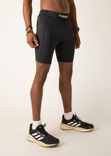 Men's Black 8" Half Tights XS S M L XL