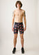 Men's Flamingos 8" Half Tights (Pink on Black) XS S M L XL
