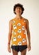 Men's Ghosts Performance Singlet (Orange) XS, S, M, L, XL
