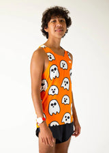 Men's Ghosts Performance Singlet (Orange) XS, S, M, L, XL