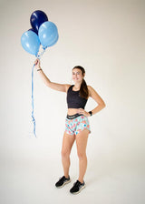 Women's Flying Pigs 1.5" Split Shorts (XXS XS S M L XL)