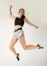 Women's Flying Pigs 1.5" Split Shorts (XXS XS S M L XL)