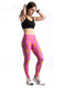 Women's Hot Pink Bolt Leggings XS S M L XL