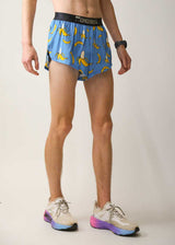 Men's Blue Bananas 2" Half Split Shorts (XS, S, M, L, XL)