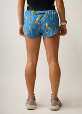 Women's Bananas 1.5" Split Shorts (Blue)