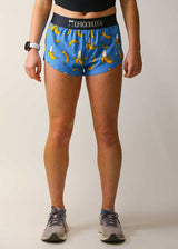 Women's Bananas 1.5" Split Shorts (Blue)