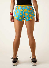 Women's Rubber Ducky 1.5" Split Shorts (XXS-XL)