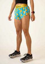 Women's Rubber Ducky 1.5" Split Shorts (XXS-XL)