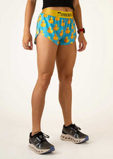 Women's Rubber Ducky 1.5" Split Shorts (XXS-XL)