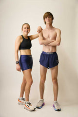 Men's Navy Blue 2" Half Split Shorts (XS, S, M, L, XL)