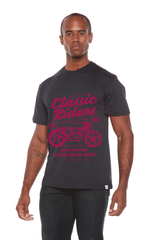 Classic Riders Men's Bamboo Viscose/Organic Cotton Short Sleeve Graphic T-Shirt