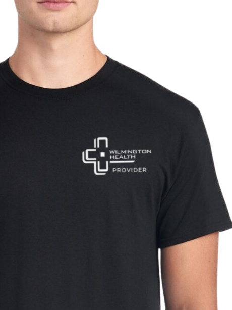WH Nublend Provider Tee - Black w/ White