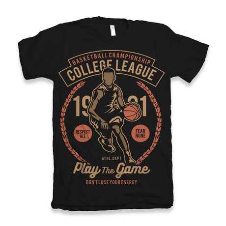 College League Men's Bamboo Viscose/Organic Cotton Short Sleeve Graphic T-Shirt