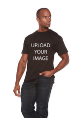 Custom Printed Men's Bamboo Viscose/Organic Cotton Short Sleeve T-Shirt