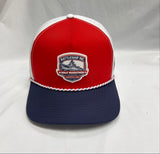 Battleship Half Marathon America 250 Ripstop Rope Hat with PVC Rubber Patch
