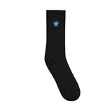 Embroidered Crew Socks by SOCCO