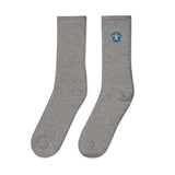 Embroidered Crew Socks by SOCCO