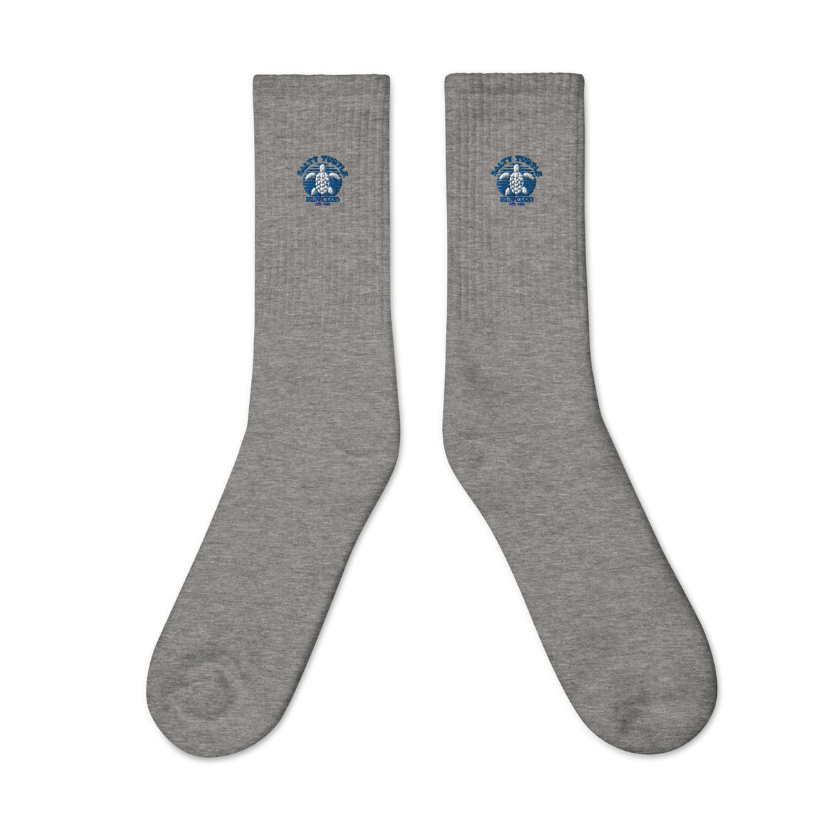 Embroidered Crew Socks by SOCCO