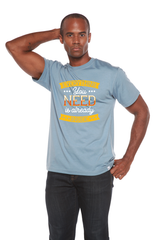 Everything you need Men's Bamboo Viscose/Organic Cotton Short Sleeve Graphic T-Shirt
