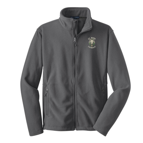 St. Mark Catholic Full Zip Fleece Jacket - Embroidered